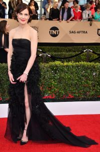 LOS ANGELES, CA - JANUARY 29: Actor Elizabeth McGovern attends the 23rd Annual Screen Actors Guild Awards at The Shrine Expo Hall on January 29, 2017 in Los Angeles, California. (Photo by Steve Granitz/WireImage)