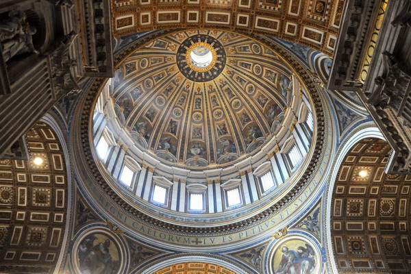 Cupola-san-Pietro Rome Italy