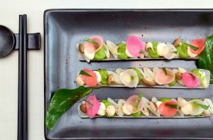 Razor clams in their gelee