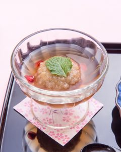 Yamazato_Spring Lunch Gozen 2017_Mochi with soy sauce