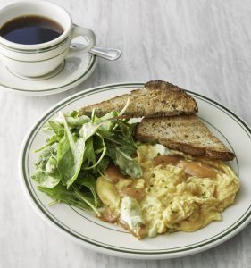 Smoked Salmon Scramble