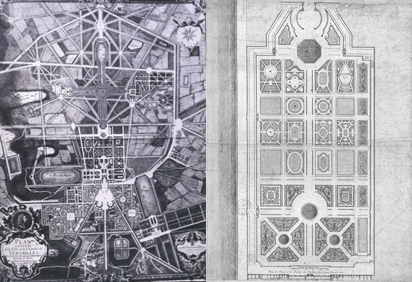 Versailles Garden Plan, Plan du Jardin desTuileries