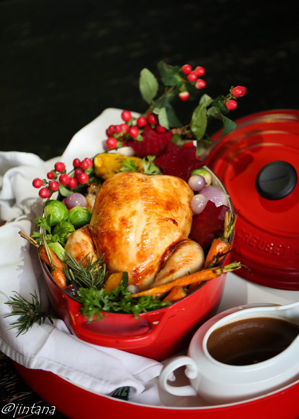 Roast Chicken - Le Creuset 4