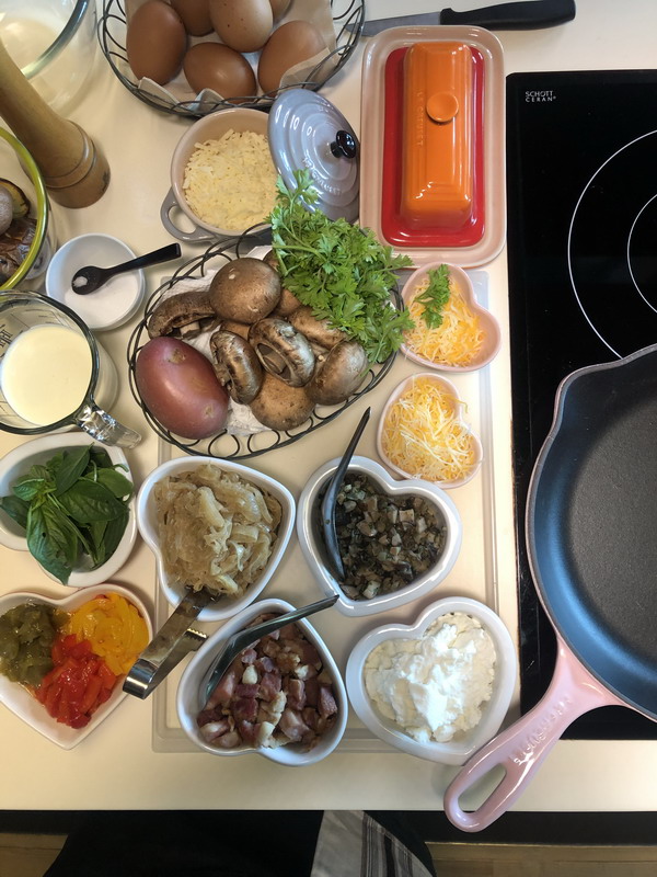 Le Creuset and Frittata for Valentine Day 1